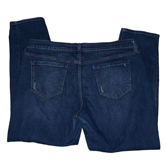 OLD NAVY high-rise blue jeans 14 - Picture 1 of 6
